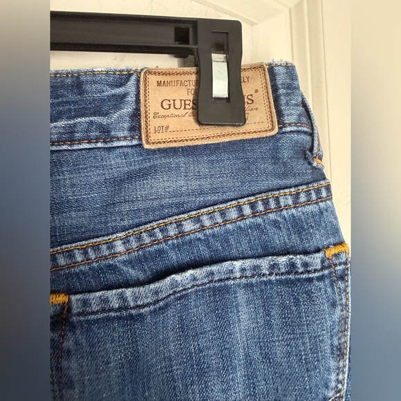 Guess cliff Men's Bootcut Blue Jeans sz 30 casual work streetwear western rodeo - Picture 9 of 9